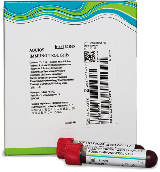 B23535_AQUIOS IMMUNO-TROL Cells, 2 x 3 mL, CE, IVD